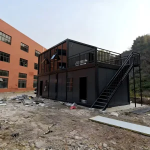 Fast Assemble Foldable Container House Steel Sandwich Panel Construction Site Dormitory Mobile Modular Building