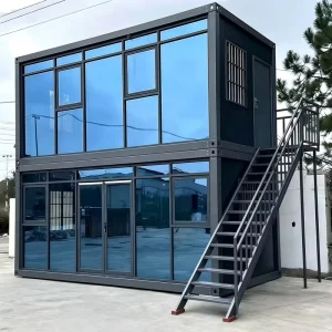 Fast Assembly Breathable Double Layer Expandable Prefab Container House 2 Story Industrial Design 1 Year Warranty For