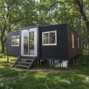 Fast Assembly Portable Folding House Double Wing Expansion Container Home Waterproof Windproof Prefab Villa