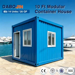 Fast Build 10ft Container House Flat Pack Modular Home Portable Site Urgent Housing Projects