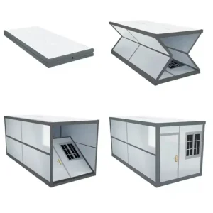 Fast Build Prefab House 20ft 40ft Modular Folding Container House Camping Foldable Small Tiny Container House Home Office
