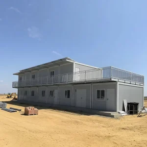 Fast Erect Shock Proof Container House Removable Prefab Building for Engineering Camp