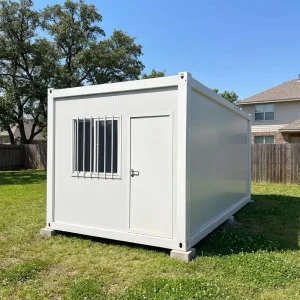Fast Install 20ft Modular Portable Temporary Modern Villa & School Use Construction Site Detachable Flat Pack Container House
