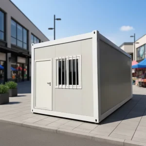 Fast Install Modular Housing Eco friendly Waterproof Steel Structure Sandwich Panel Prefab Flat Pack Container House
