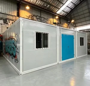Fast Install Steel Structure Foldable Prefab Modular House for Site Labor Camp Housing and Staff Cabin House