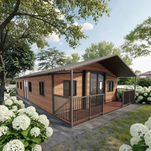 Fast Installation 40ft Double Wing Expandable Container House 3 Bedrooms Full Kitchen and Bathroom Prefabricated Living Villa