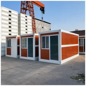 Fast Installation Folding Prefabricated Container House Rapid Deployment Modern Design Farmhouse Style Residential Apartment