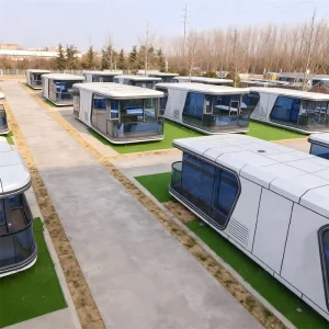 Fast Installation Luxury Aluminium Prefab Capsule Hotel Pod Casa Capsula Prefabricadas for Eco-Resort & Glamping Project