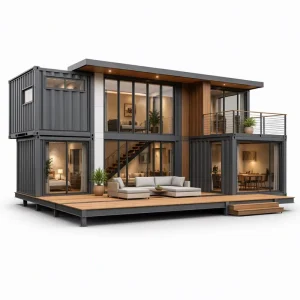 Fast Installation Luxury Modern Expandable Prefab Container Villa Steel Frame Modular House for Hotel Apartment Bulk Resort