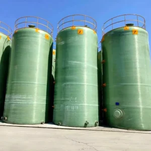 Fiberglass Chemical Storage Tanks Corrosion-resistant Fiberglass-reinforced Plastic Containers for Acids and Solvents