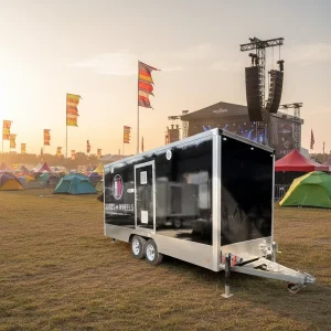 Fiberglass Sandwich Panel Mobile House Trailer Modern Design Portable Restroom Office Outdoor Use Container Houses