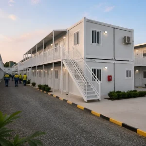 Fire Resistant Cost Effective Quick Assembly Bulk Project Supply Worker Camp Dormitory Container for Housing Modular House