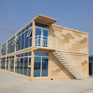 Flat Pack Container House Dormitory for Construction Site Workers Temporary Living Accommodation