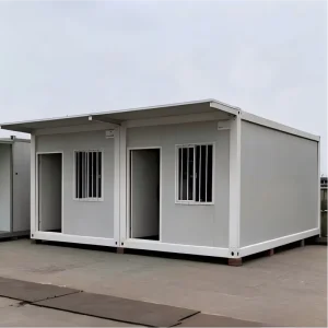 Flat Pack Container House Eco Friendly Lightweight Prefab Modular Office Cabin Detachable Mobile Living Container Home