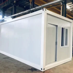 Flat Pack Container House Interconnectable Optional Bathroom Prefabricated Sandwich Panel Steel Detachable Outdoor Warehouse