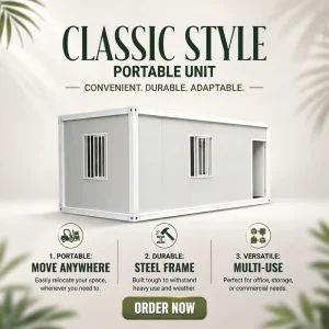 Flat Pack Container House Prefabricated Modular Home Fast Assembly Steel Structure Living Office