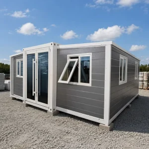Flat Pack Container House Prefabricated Worker Dormitory Modular Office Building Construction Site Prefab Container Home