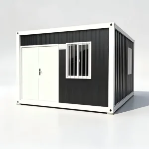 Flat Pack Container House Wind Resistant Prefab Modular Building for Mining Camp Temporary Staff Living Unit