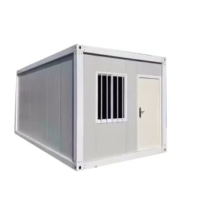 Flat Pack Container House with Midcentury Modern Design for Outdoor Workshop & Apartment Use