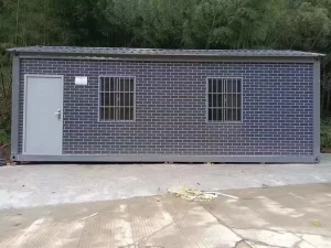 Flat Pack Expandable Container House Customized Color Durable Safe Log Cabin Expandable Granny Flat Prefab House
