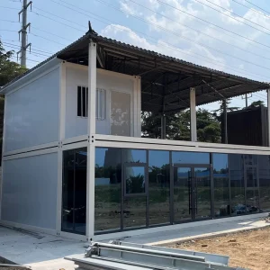 Flat Pack Prefabricated Modular Container House Home Office Dormitory Warehouse for Construction Site