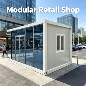 Flat Pack Temporary Building 20ft for Emergency Rescue Beach Resort and Government Relief Camp