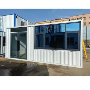 Flat packed Prefabricated Mobile Store Custom Color Size Portable Breathable Quick Installation Outdoor Office Building