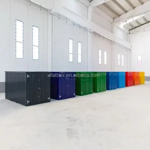 FlatboxHigh Cube 40hq Shipping Steel Container 20ft And 40ft Construction Site Storage