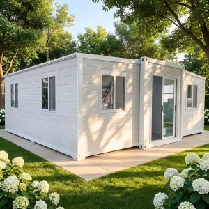 Flexible Expandable Container House Portable Modular Mobile House 2 Bedrooms Expandable Container House With 1 Bathroom