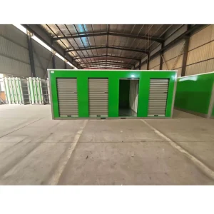 Foldable 20′ Feet Four Doors Collapsible Rolling up Doors Assemble Stackable Mobile Container Self Storage Portable Storage