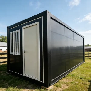 Foldable Breathable Square Prefabricated Portable Transport Modular Container House for Office Use Modern Design