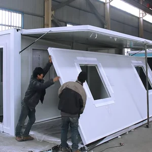 Foldable Building 2 Bedroom Portable Modular Home China Shipping 20ft 40ft Expandable Folding Container House and Other House