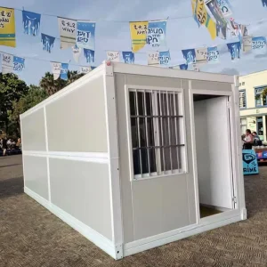 Foldable Cargo Container Multipurpose Use for Construction Camps Events and Mobile Storage Solutions