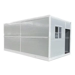 Foldable Container Home Stackable Windproof Steel Prefab Rust-Resistant Frame Modular Container House