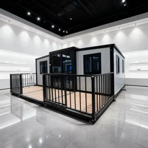 Foldable Container House Portable Prefab Detachable Tiny Home for Fast Food Kiosk Office Salon Emergency Shelter on Wheels
