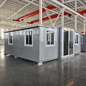 Foldable Expandable Waterproof Steel Structure Container Houses Prefab Modular Homes Fire Resistant Factory