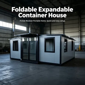 Foldable Expandable Waterproof Steel Structure Eco Friendly Container House Prefab Modular Portable Home Solar Power for Sale