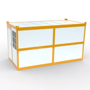 Foldable Modular Container House with Solar Panels Two Bedroom