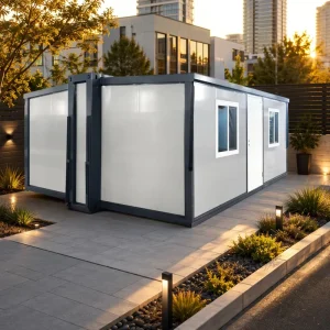 Foldable Portable 40ft Container House with Bathroom Kitchen Bedroom Breathable Design