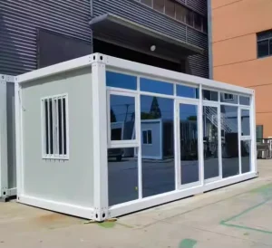 Foldable Quick Assemble Modular Homes Steel Container House Sandwich Panel Luxury Breathable Dormitory Living House Use