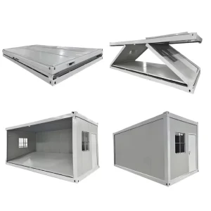 Foldable Shipping Container Home 3 Bedroom Modular Prefab House with Steel Structure for Worker Dormitory