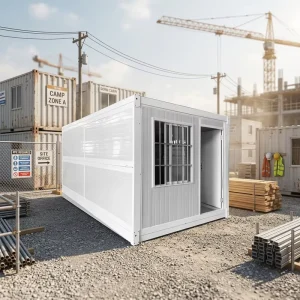 Foldable Shipping Container Office Compact Breathable Design for Easy Transport and Storage
