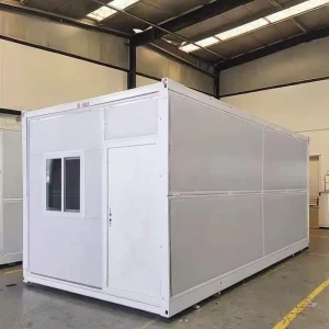 Foldable Shipping Container with Reinforced Corners Suitable for Heavy Machinery and Tools Transport