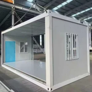 Foldable Steel Container House Modular Prefabricated Cabin for Temporary Living and Site Office