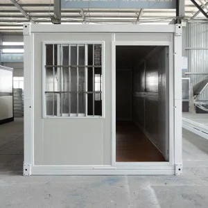 Foldable Steel Sandwich Panel Container House Mobile Prefabricated Dormitory Temporary Site Office Living Unit