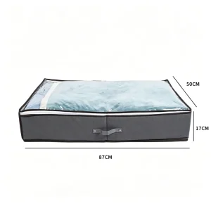 Foldable Under Bed Storage Box Dustproof Household Storage Organizer Bag for Clothes Quilts & Toys