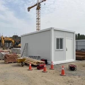Foldable Waterproof Windproof Storage Container with Lockable Doors for Apartment Hotel Villa Use Easy to Fold and Unfold