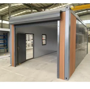Folded and Easy to assemble Home Container Garage with Customizable Modular Container Houses