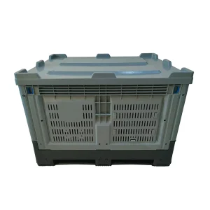 Folding Bulk Shipping Container Plastic Jumbo Collapsible Container Plastic Pallet Box