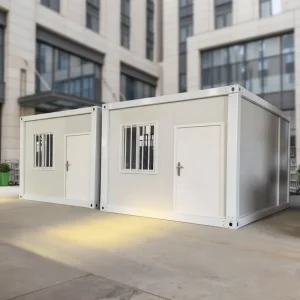 Folding Container House Prefabricated Modular Home for Warehouse Storage Home Bar Gym Basement Use Custom